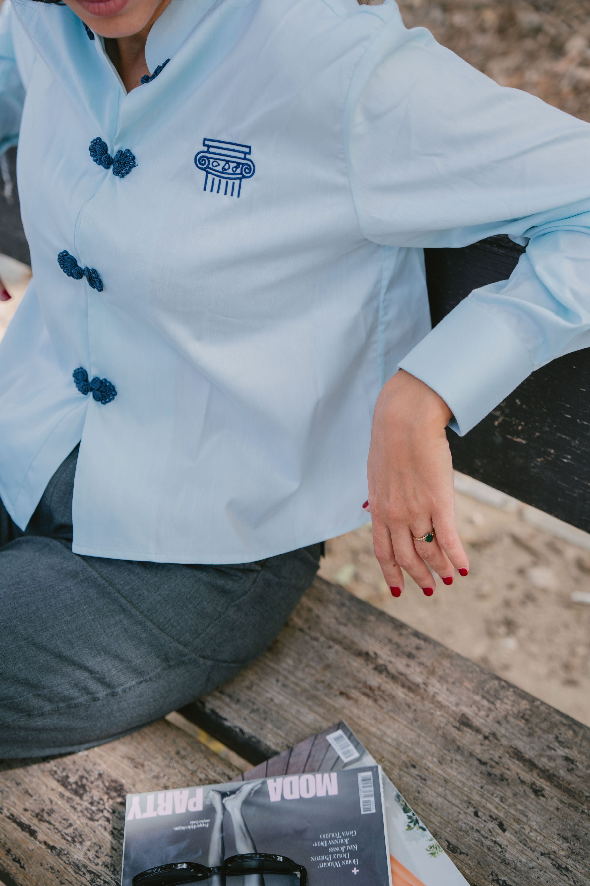 BLUSA MANDARÍN SORA