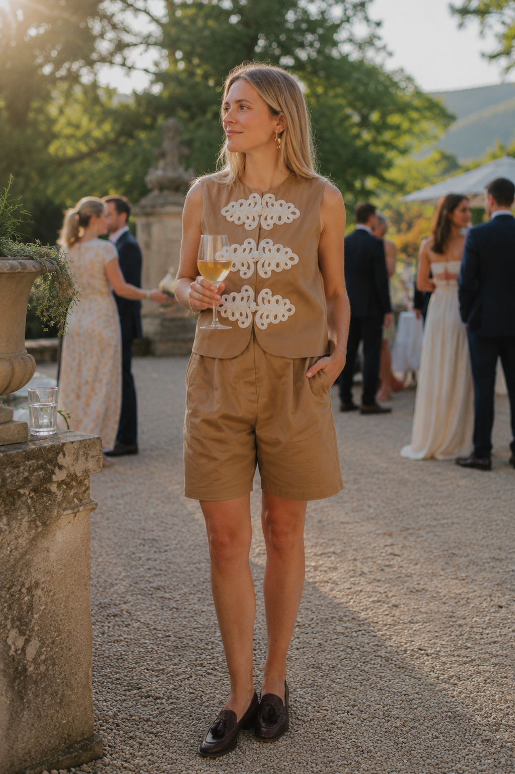 SET ALCÁZAR — Chaleco + Bermudas
